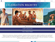 Tablet Screenshot of pgcruises.celebrationwishes.com